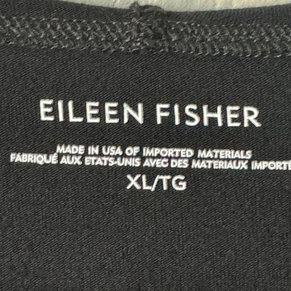 EILEEN FISHER Cardigan Kimono Jacket Topper Organic Cotton Hood Pockets Sz XL - Picture 4 of 5